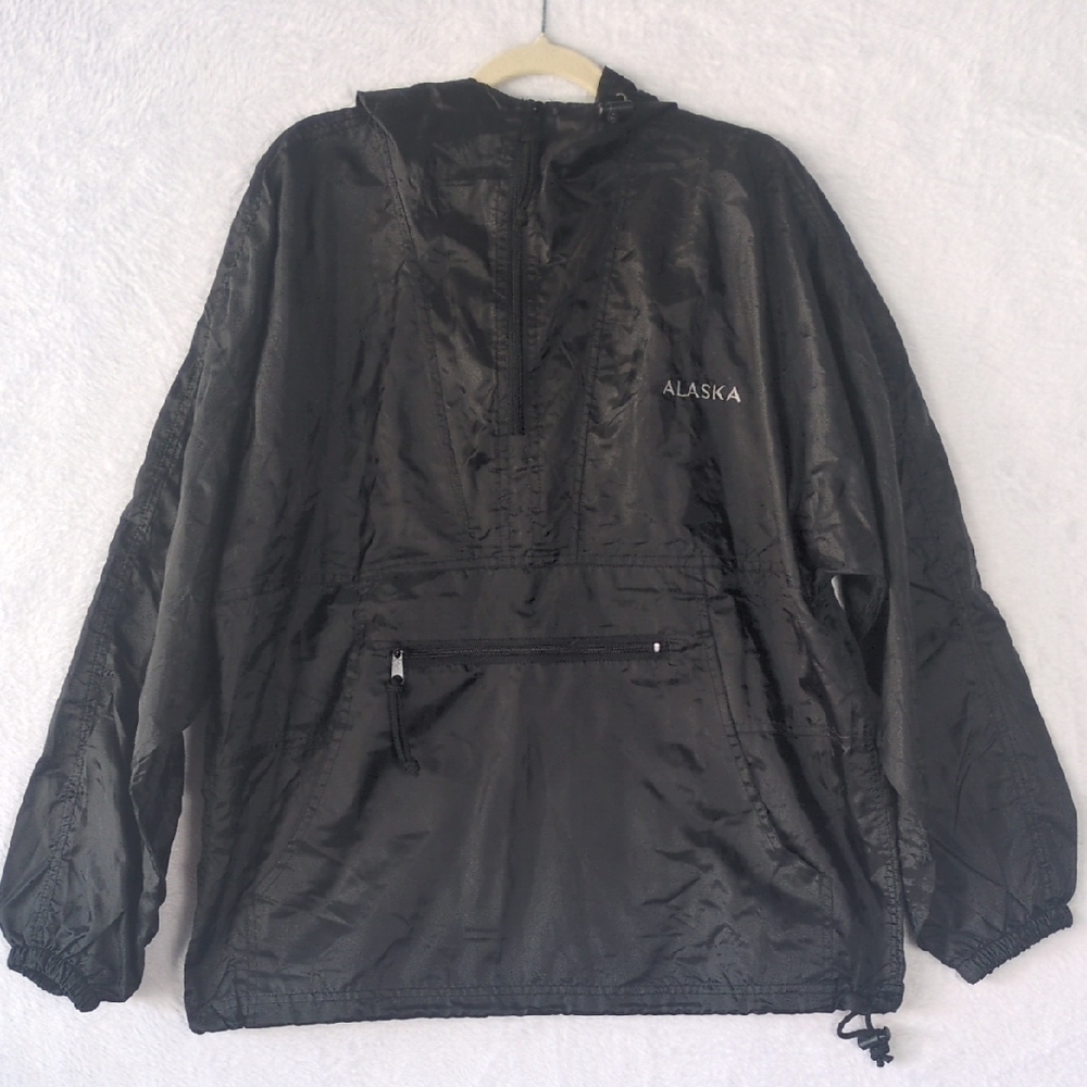 Alaska Rugged‎ Wear Men's Lightweight Half Zip Rain Jacket Size S